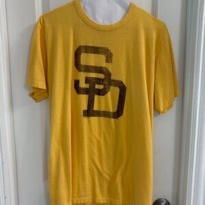 Yellow San Diego Padres t-shirt
